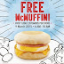 Get Your Free McMuffins on March 9, 2015, The 3rdNational Breakfast Day