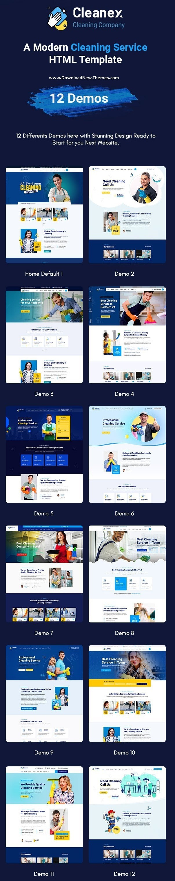 Cleanex - Cleaning Service HTML Template Review