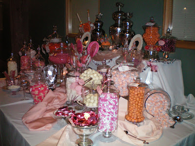 My Talented Mom and The Wedding Candy Buffet