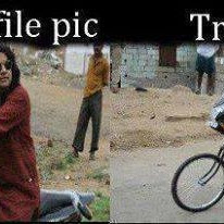 FB profile pic & true pic