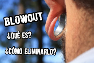 BLOWOUT o bulto en las dilataciones de oreja. Que es. Como eliminarlo  En video.