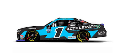 Sam Mayer will drive the No. 1 Accelerate Pros Talent Chevrolet.