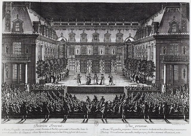 Lully's Alceste performed in the Cour de Mars at Versailles in 1674