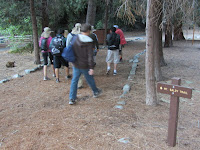 Beginning hike from Mt. Baldy Visitor Center