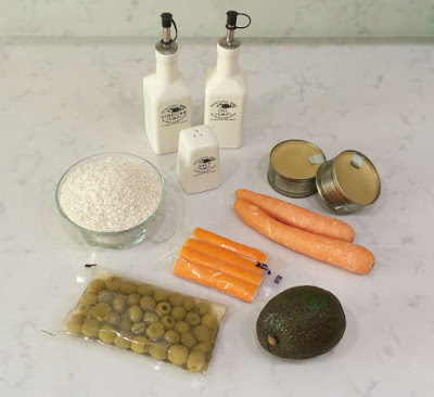 Ingredientes ensalada de arroz