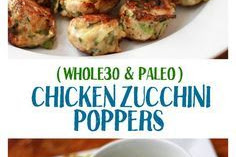 CHICKEN ZUCCHINI POPPERS