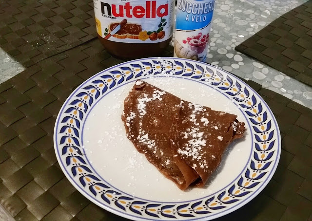 crepes vegan al cioccolato e nutella