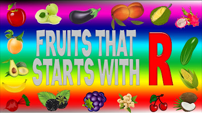 fruits that start with r