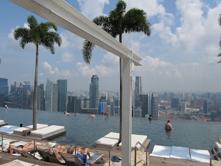 Swimming pool, Marina Bay Sands, Singapore