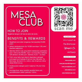 keuntungan menjadi member di MESA CLUB