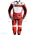 Yamaha Motorbike Leather Suit Red/White for $595.00