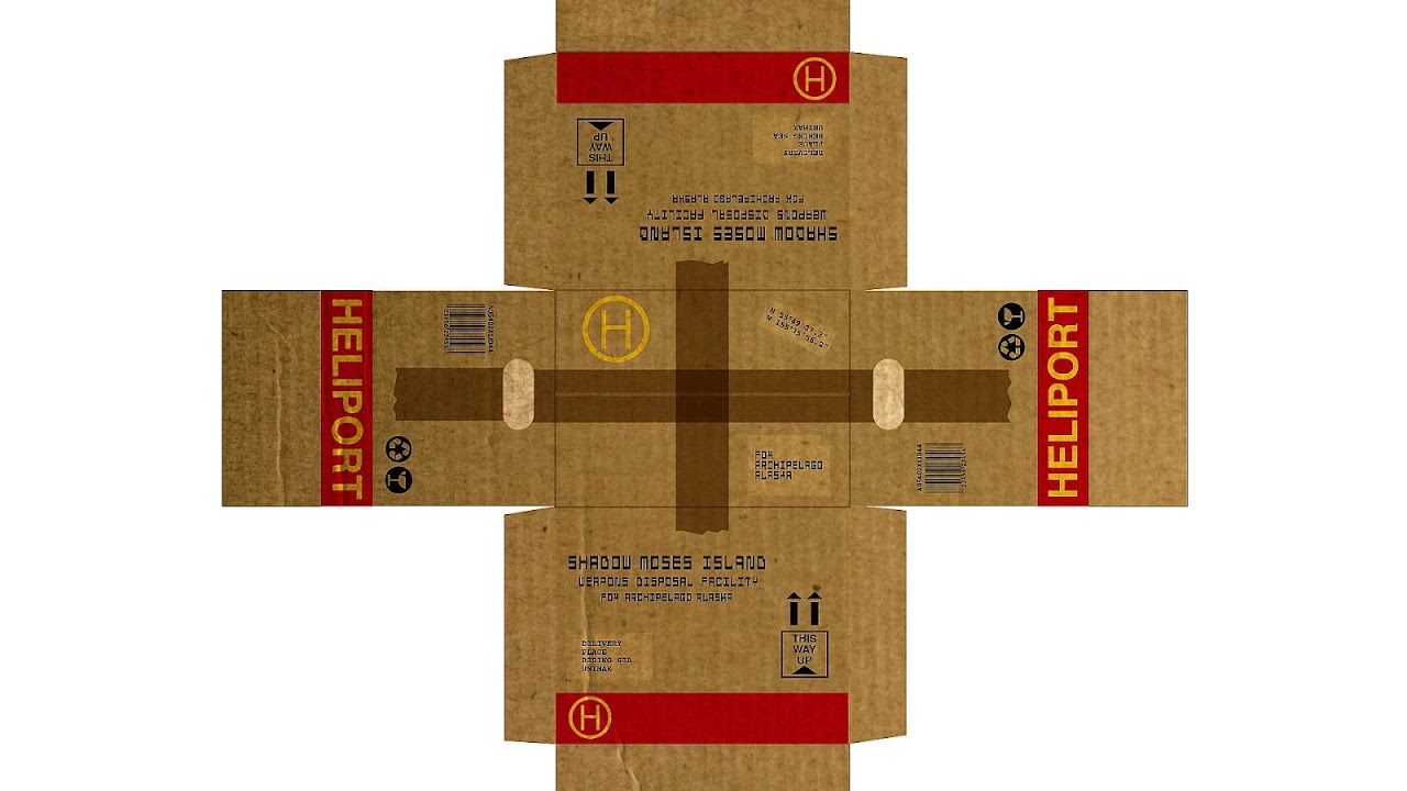 Kraft paper - Papercraft Box
