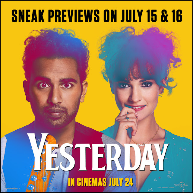 Beatles Tribute RomCom Film YESTERDAY Holds Sneak Previews on July 15 and 16 in the Philippines