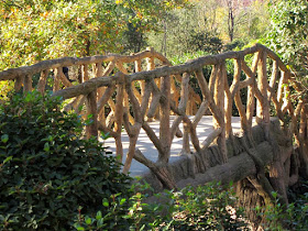 Puente de madera en el Parque de Torreblanca