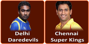 CSK Vs DD is on 14 May 2013.