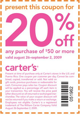 Printable carters outlet coupon - Documento sin tÃ­tulo