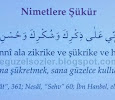 Hergün okunacak dualar/Nimetler şükür,Allah a güzelce kulluk etme duası