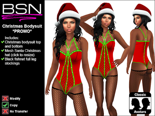 BSN Christmas Bodysuit *PROMO* 2015