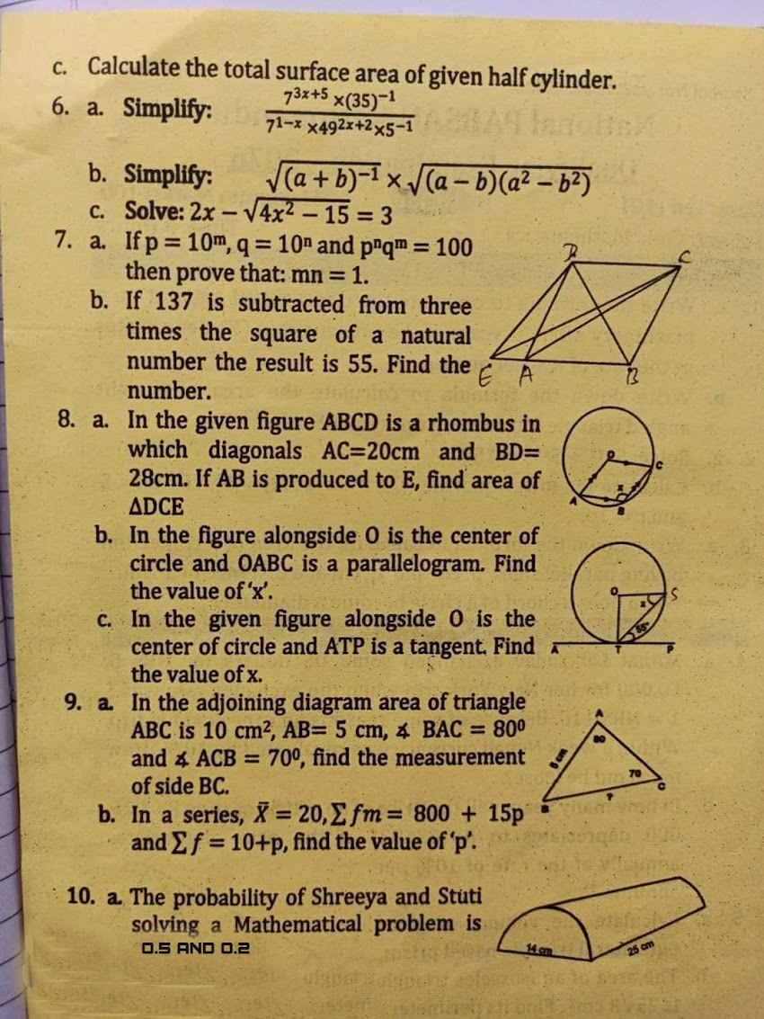 Math practice question