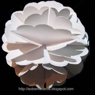 scallop circle flower