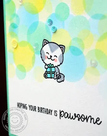 Sunny Studio Stamps: Purrfect Birthday Kitty Cat Birthday Card by Vanessa Menhorn