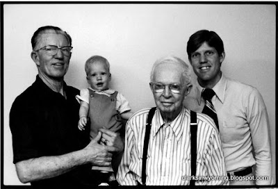 Grandpa Clark, Aaron, Great-Grandpa Clark, Dad