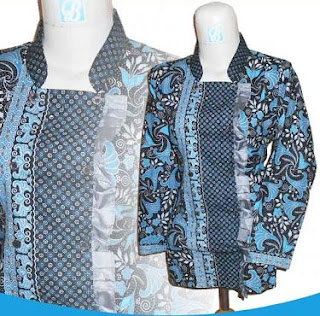 Model Batik Kantor Bank Masa Kini