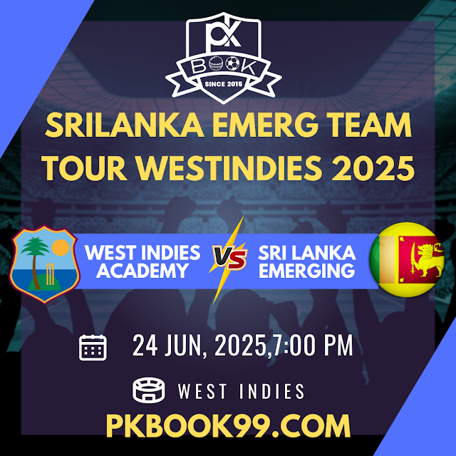 🌴 West Indies Academy vs Sri Lanka Emerging