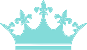 Coroa realeza azul