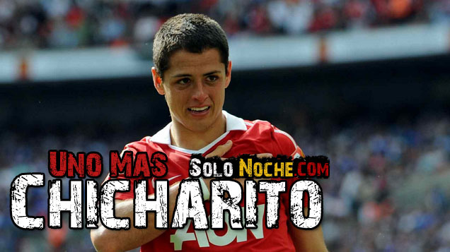 Gol del Chicharito Hernandez en el Manchester Chelsea del Community Shield