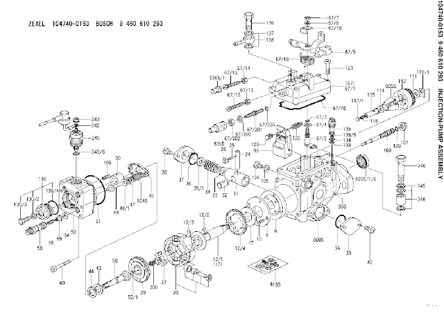 9460610293, 104740-0153 DISTRIBUTOR INJECTION FUEL PUMP ZEXEL