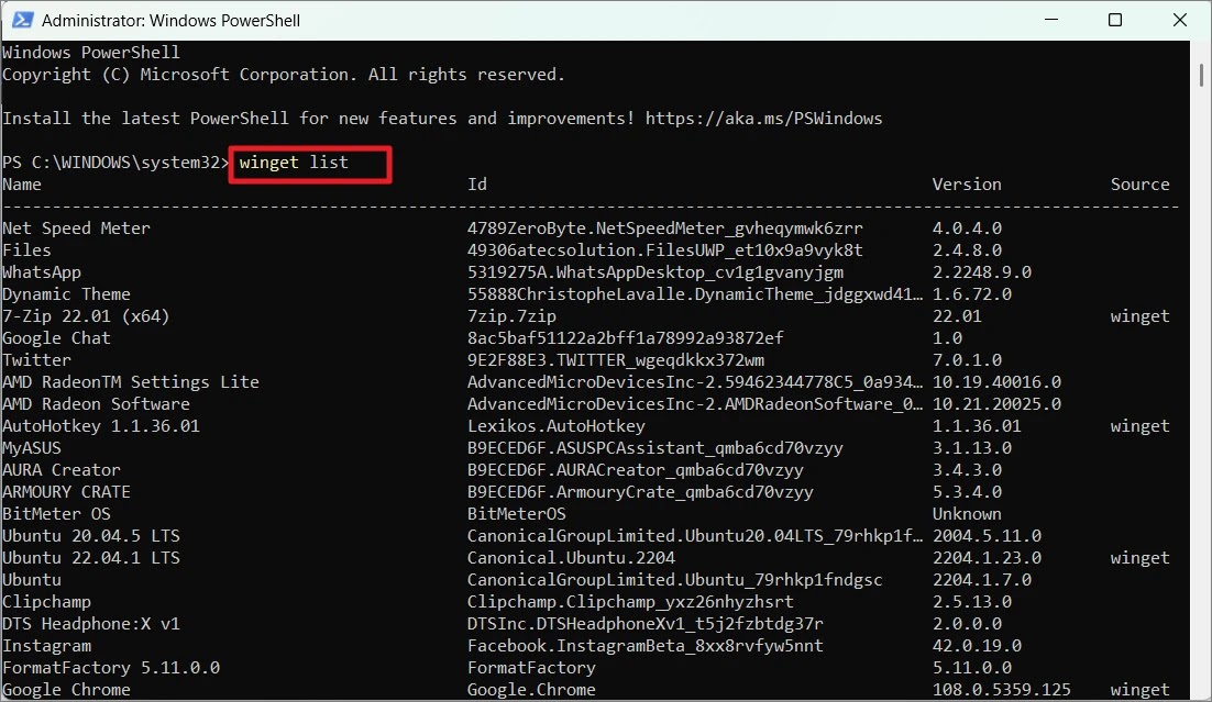 PowerShell Kullanarak Windows 11 Sistem Uygulamalarını Kaldırma 29 allthings.how how to remove windows 11 system apps using powershell image 4