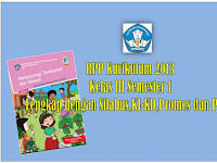 RPP Kelas 3 Kurikulum 2013 Semester 1 Revisi 2018