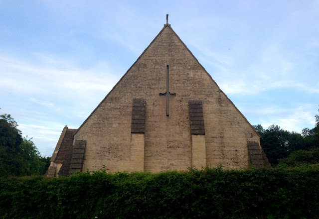 Exterior of the Tithe Barn in Bradford-on-Avon, England