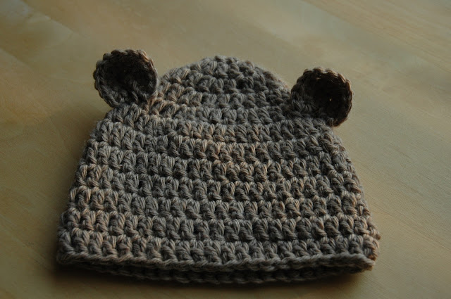 Little bear crocheted cap