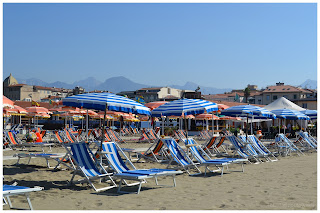 Plaże w Viareggio - liguryjskie miasto nad Morzem Śródziemnym