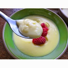 Simple vanilla pudding