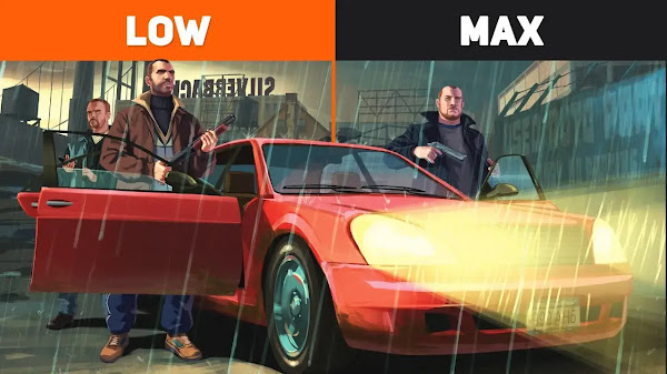 GTA IV Low vs. Max Graphics Comparison