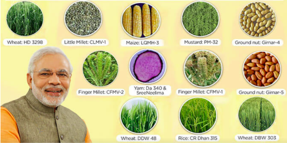 35 new varieties of crops launched by PM Modi