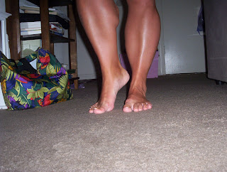 bbw natural muscular calves fetish