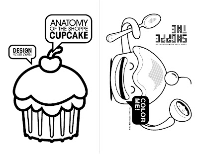 Cupcake Coloring Pages on Cupcake And Ants Coloring Sheets On Hand At Jilly S Cupcake Bar In St