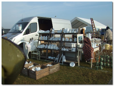 stall at the antique fair