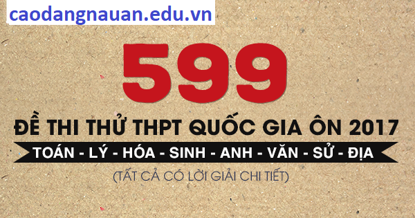 Đề thi THPT Quốc Gia 2017