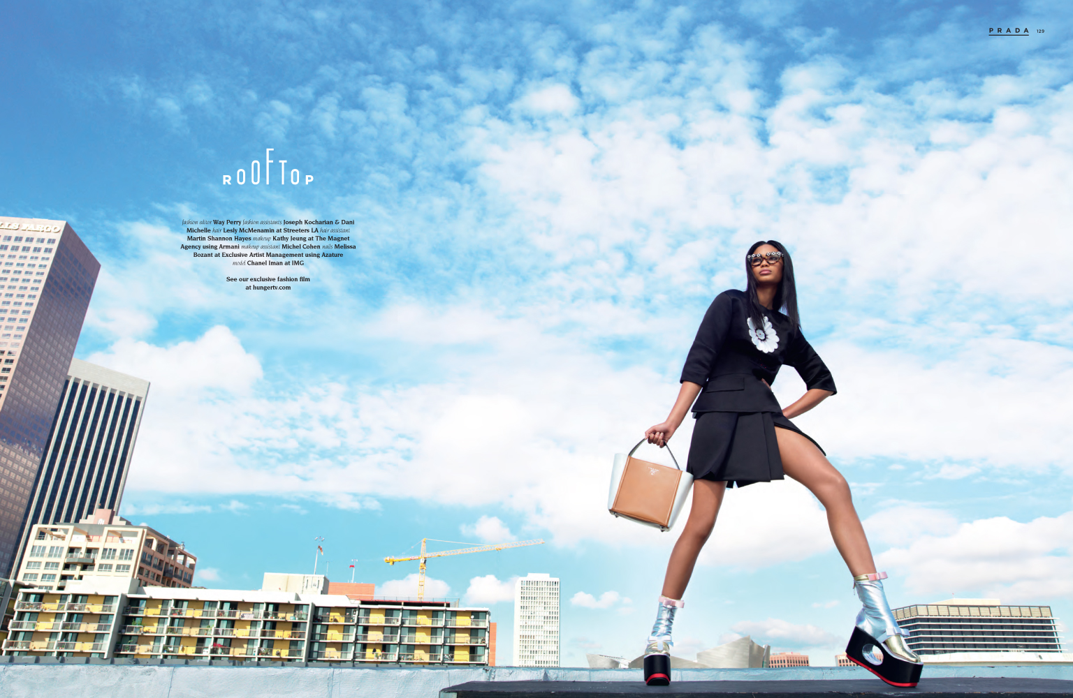 Chanel Iman by Rankin — Rooftop 