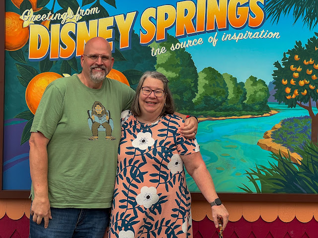 Lynn and Bubba at Disney Springs