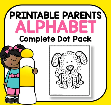 Alphabet dab and dot marker pack