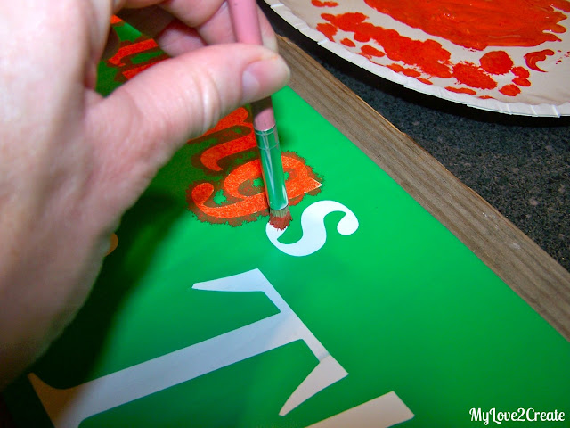 using a cricut to make stencils for painting signs