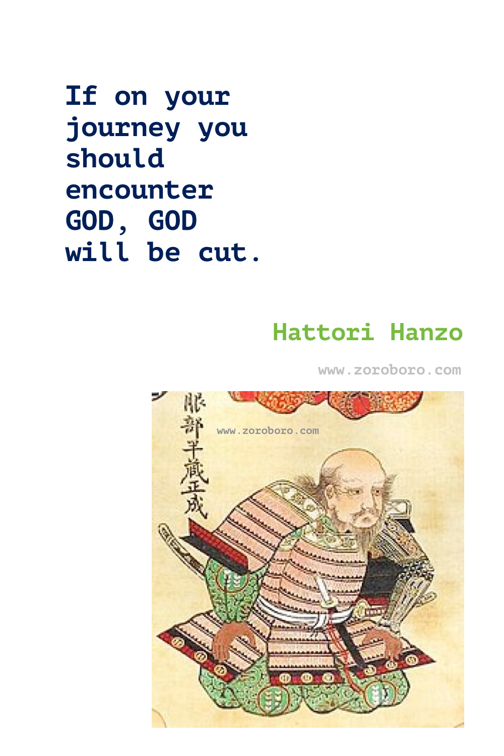 Hattori Hanzo Quotes, Hattori Hanzo Teachings, Hattori Hanzo Warrior Quotes, Hattori Hanzo Samurai Quotes, Hattori Hanzo .