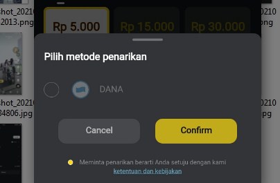 Cara Mengganti Metode Penarikan Dana di Snack Video