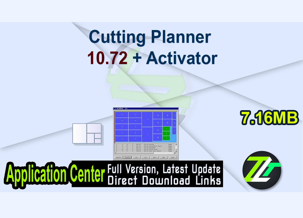 Cutting Planner 10.72 + Activator